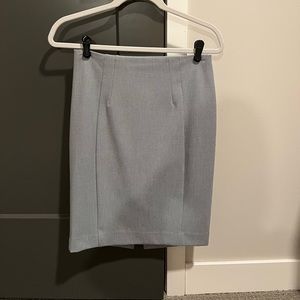 Express Steel Blue Pencil Skirt Size 2